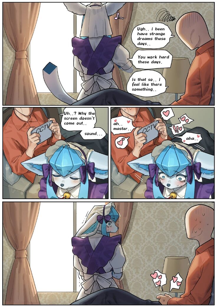 Maid Glaceon comic