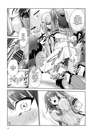 Tsuyagari Mura 4 ~Kareshi o Mamoru Tame Hikyou no Mura de Kyousei Gohoushi & NTR Sex~ - Page 36