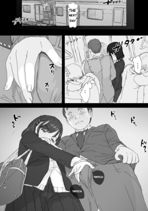 Tsuukin Densha de Oppai o Mise ni Kuru Musume ga Ite Komattemasu Page #15