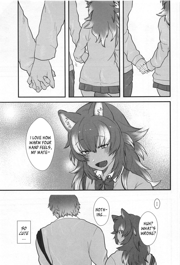 Kanojo ga Nihon Ookami no Baai.