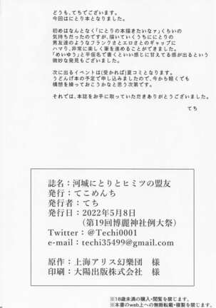 Kawashiro Nitori to Himitsu no Meiyuu Page #25