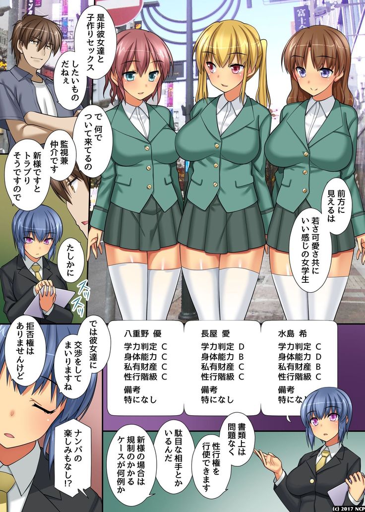 Kyonyuu Onna-tachi to Gouhouteki ni Yari Houdai Elite mo JK mo Ore ga Nozomeba Nama Nakadashi OK!