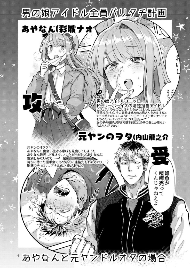 Otokonoko Idol Zenin Baritachi Keikaku vol 2 - Ayanan to Motoyan DolOta no Baai