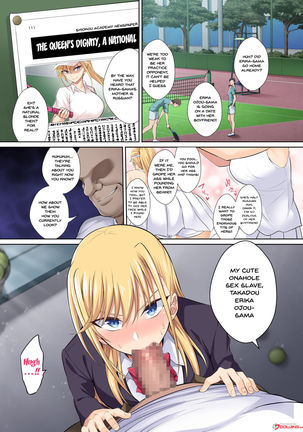 TenniCir no Joou ga Bihin no Chinpo Cleaner ni Otosareru Hanashi |  A Story Of The Tennis Queen Falling Into Being Cock Cleaner - Page 3