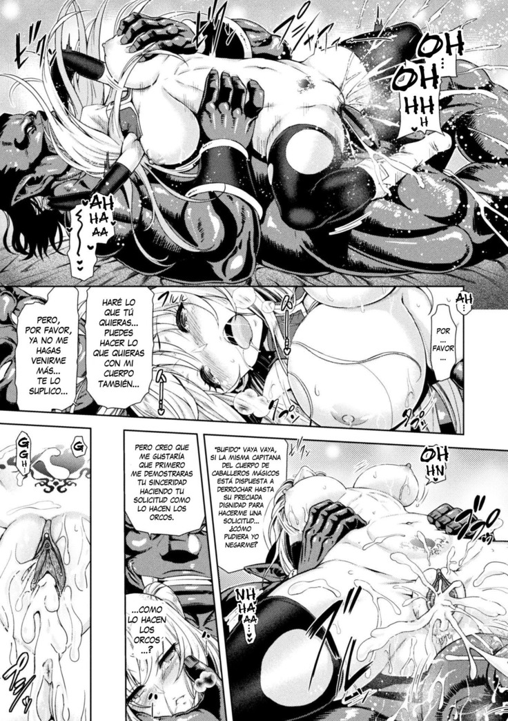 Erona -Orc no Inmon ni Okasareta Onna Kishi no Matsuro- | Erona -La Caída de una Hermosa Guerrera Maldecida con la Lasciva Marca de un Orco- Ch. 1-3