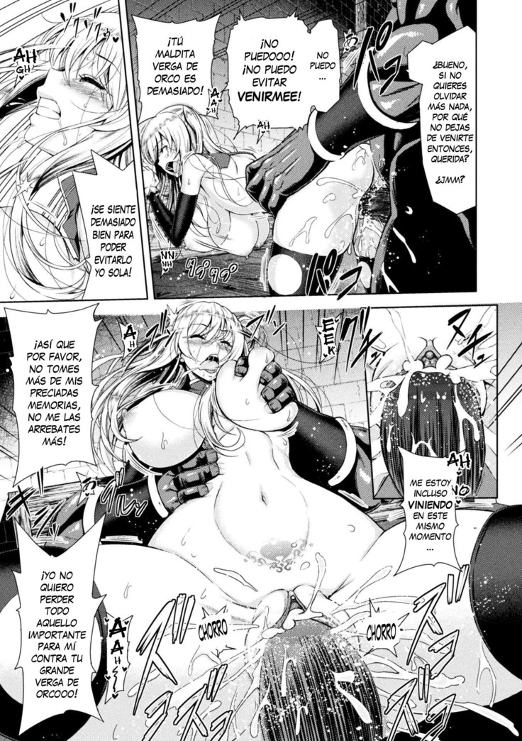 Erona -Orc no Inmon ni Okasareta Onna Kishi no Matsuro- | Erona -La Caída de una Hermosa Guerrera Maldecida con la Lasciva Marca de un Orco- Ch. 1-3