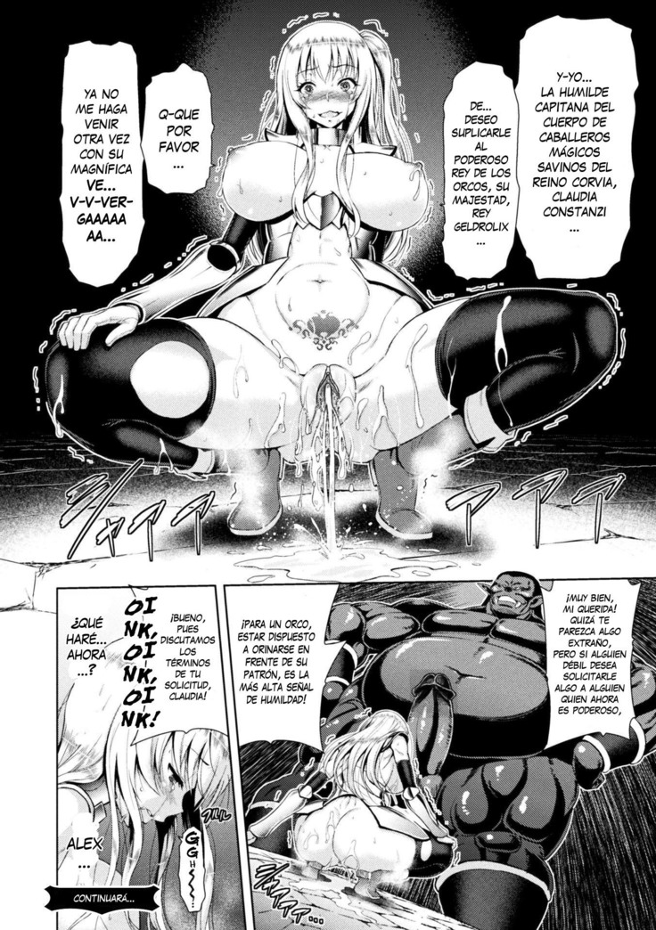 Erona -Orc no Inmon ni Okasareta Onna Kishi no Matsuro- | Erona -La Caída de una Hermosa Guerrera Maldecida con la Lasciva Marca de un Orco- Ch. 1-3