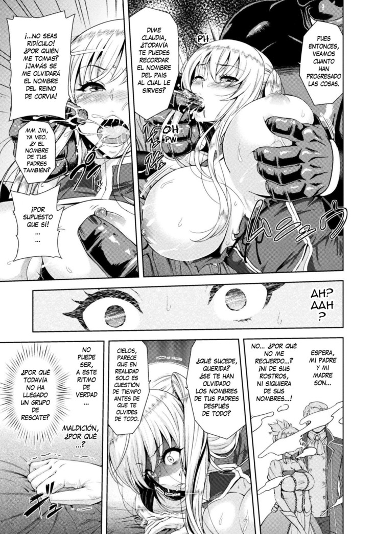 Erona -Orc no Inmon ni Okasareta Onna Kishi no Matsuro- | Erona -La Caída de una Hermosa Guerrera Maldecida con la Lasciva Marca de un Orco- Ch. 1-3