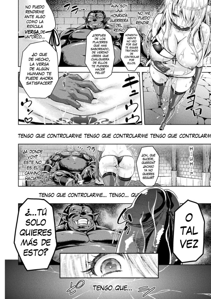 Erona -Orc no Inmon ni Okasareta Onna Kishi no Matsuro- | Erona -La Caída de una Hermosa Guerrera Maldecida con la Lasciva Marca de un Orco- Ch. 1-3