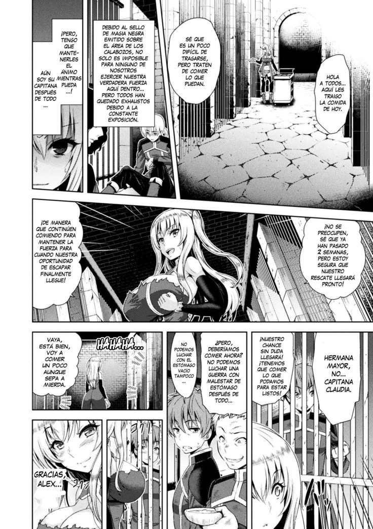 Erona -Orc no Inmon ni Okasareta Onna Kishi no Matsuro- | Erona -La Caída de una Hermosa Guerrera Maldecida con la Lasciva Marca de un Orco- Ch. 1-3