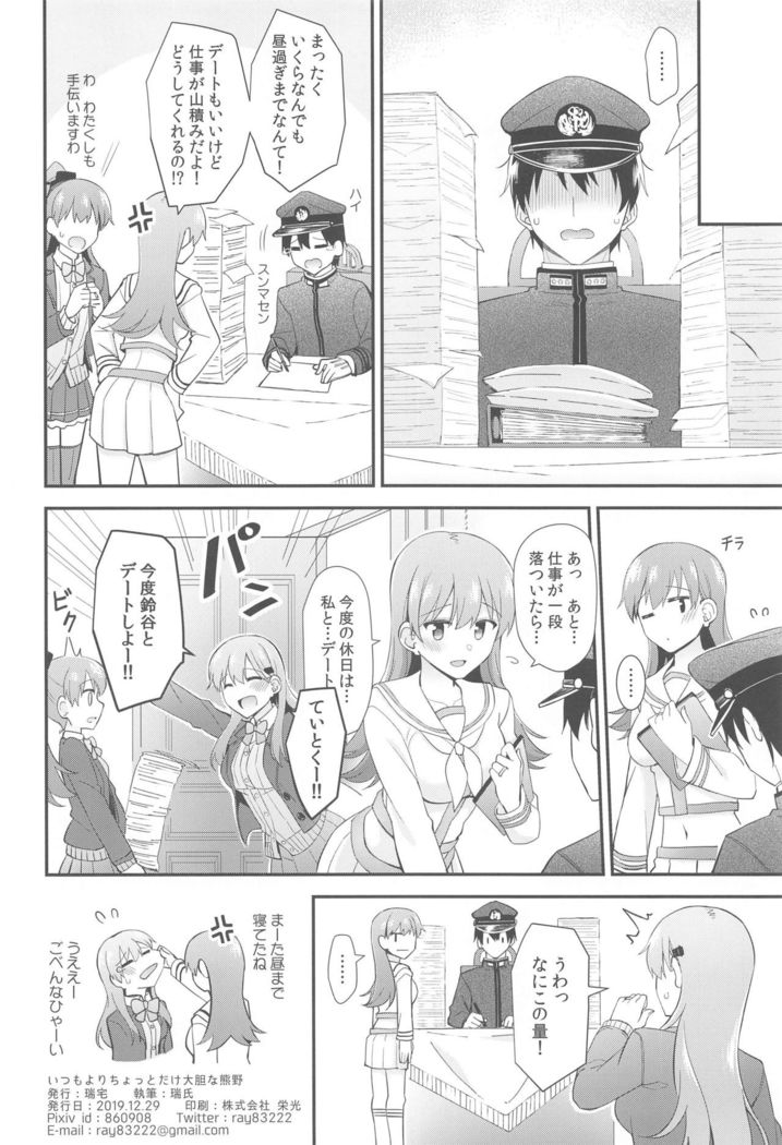 Itsumo yori Chotto dake Daitanna Kumano
