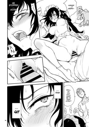 Maid Kyouiku. 4 -Botsuraku Kizoku Rurikawa Tsubaki- Page #15