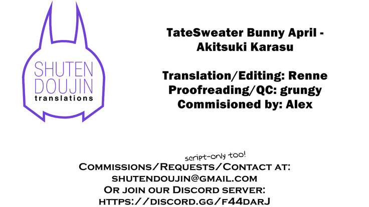 TateSweater Bunny April