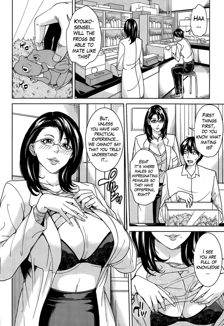 Kyouko Sensei to Boku no Himitsu | Kyouko-sensei and My Secret Ch. 1-4 END