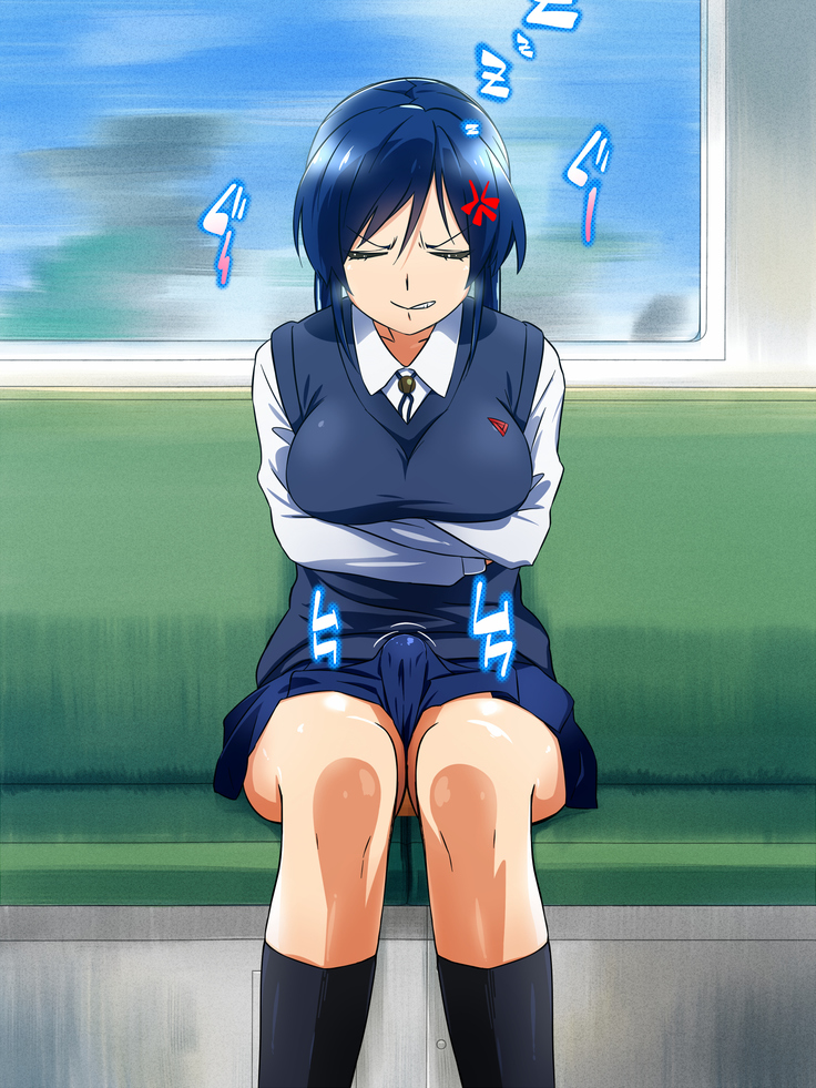 女の子だって性欲が抑えきれないときもある！ inチ○チン電車