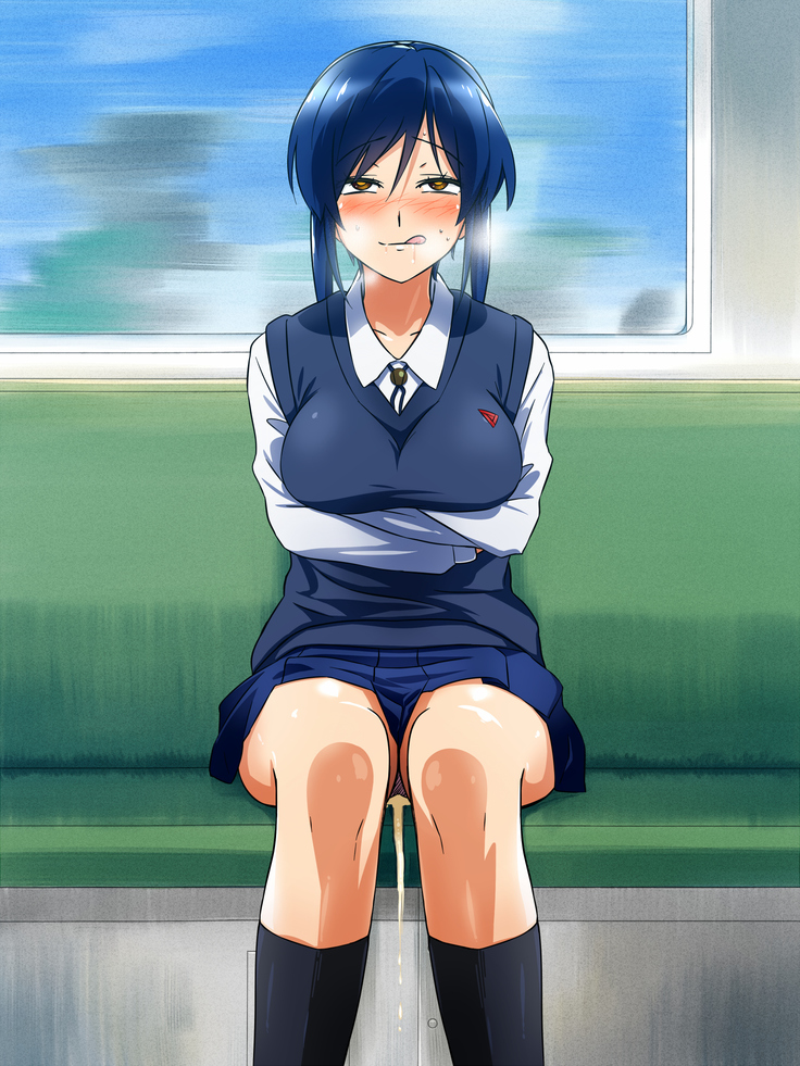 女の子だって性欲が抑えきれないときもある！ inチ○チン電車