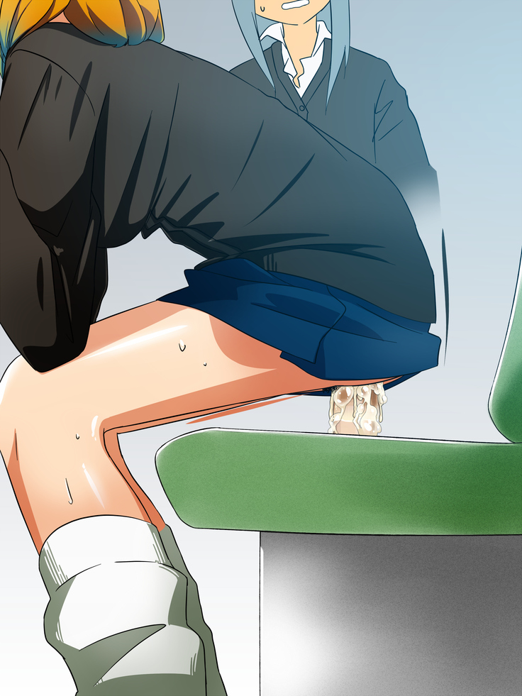 女の子だって性欲が抑えきれないときもある！ inチ○チン電車