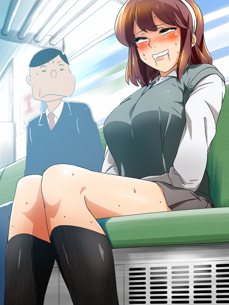 女の子だって性欲が抑えきれないときもある！ inチ○チン電車