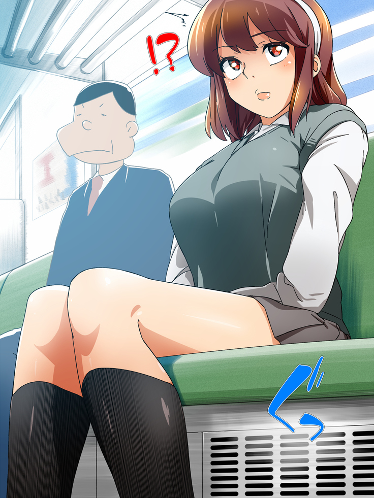 女の子だって性欲が抑えきれないときもある！ inチ○チン電車