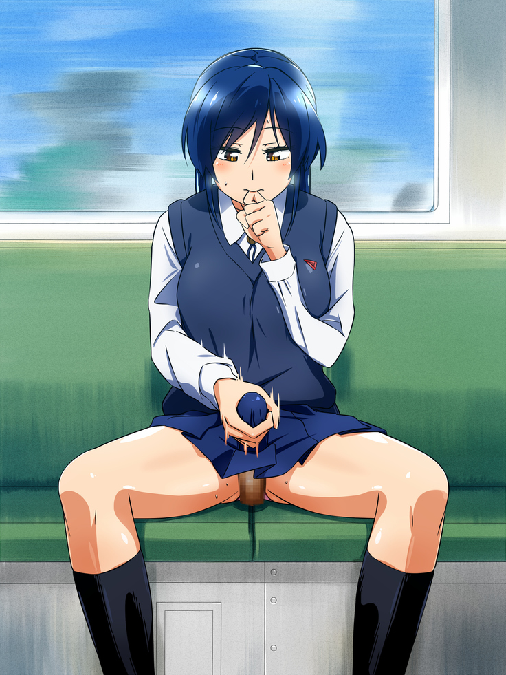 女の子だって性欲が抑えきれないときもある！ inチ○チン電車