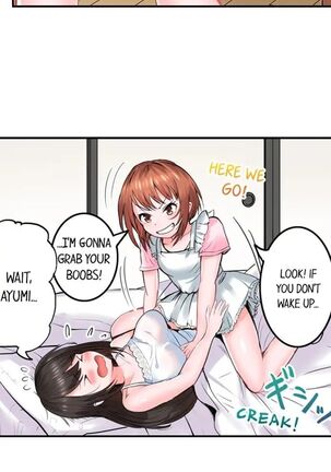 Dick Me Up Inside | Mezametara Sounyuu Sunzen. Nikushoku Danshi Ryou de Utatane Joshi wa Naburareru - Page 111