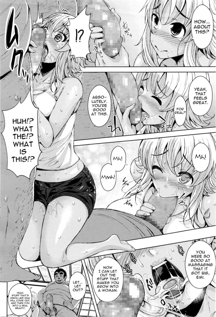 Hiyake Musume to Massage Oji-san | Tanned Girl and a Massage Giving Old Man