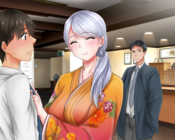 Giri no Otouto ni Netorareta Aniyome Russia-jinzuma no Wakaokami ~Onsen Yado o Tsuida Ani o Sonenda Otouto no Fukushuu~