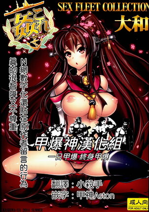 (C86) [Kashiwa-ya (Hiyo Hiyo)] KanColle -SEX FLEET COLLECTION- Yamato (Kantai Collection -KanColle-) [Chinese] [甲爆神漢化組] - Page 1