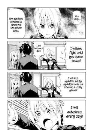 A Very Pitiful Zero Saber Grows Timid Page #4