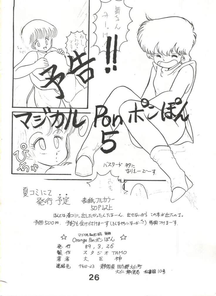 Orange PonPonPon