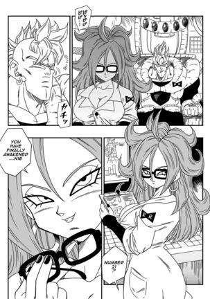 Kyonyuu Android Sekai Seiha o Netsubou!! Android 21 Shutsugen!! | Busty Android Wants to Dominate the World! Page #4