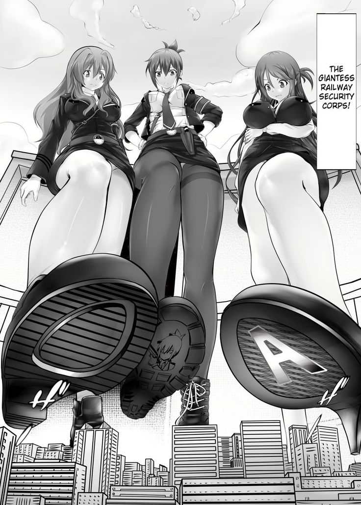 Kyodai Musume Tetsudou Kouantai - Rail Giantess!