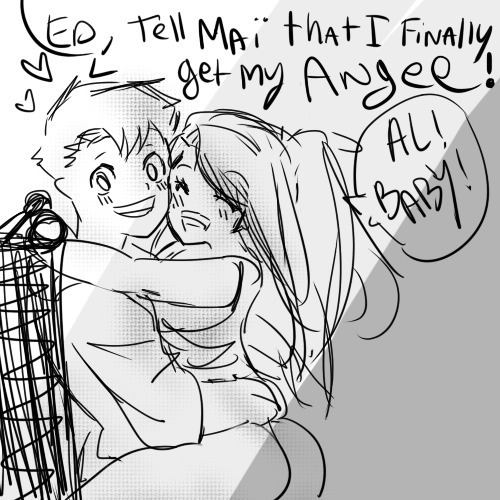 My Angel  Winry Rockbell x Alphonse Elric by Noutty