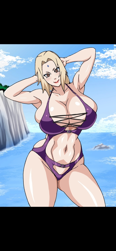 Naruho-dou (Naruhodo)] Zoku Tsunade no Insuiyoku | After Tsunade's Obscene Beach