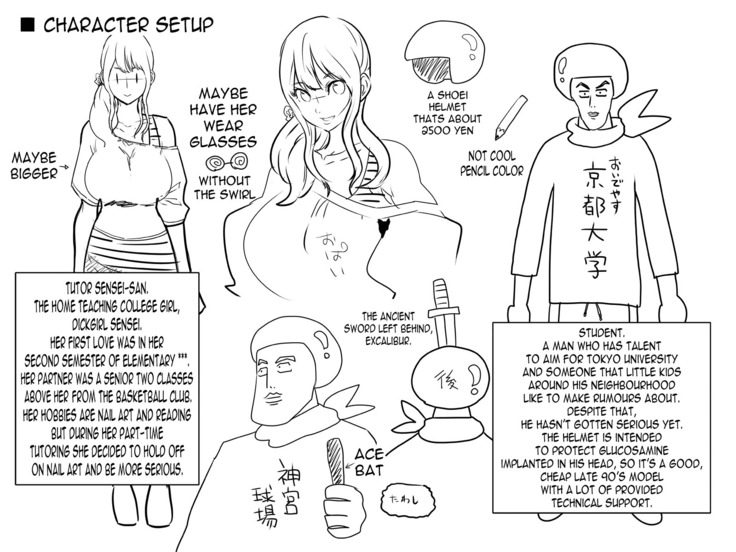 Akogare no Joshidaisei Kateikyoushi ga Oppai Chinko Sensei datta. | The Female College Student Tutor I Admire Was a Dickgirl.