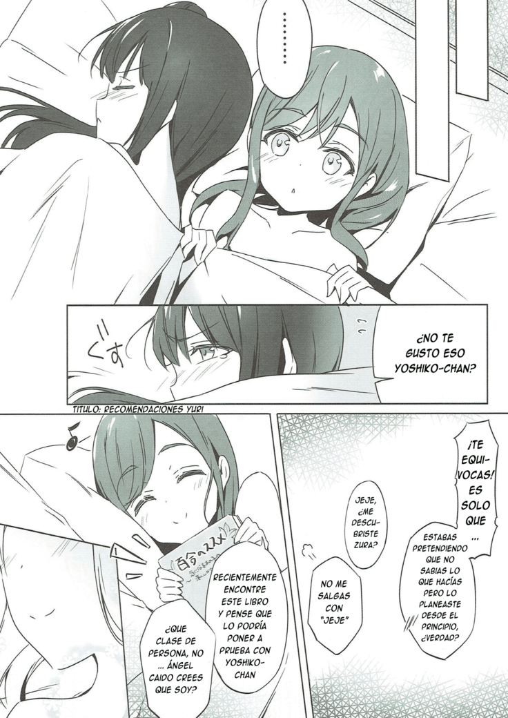 (C93) [bitacos (micopp)] Daten-shiki Hajimete Massage (Love Live! Sunshine!!) [Spanish] [Enderleaf]