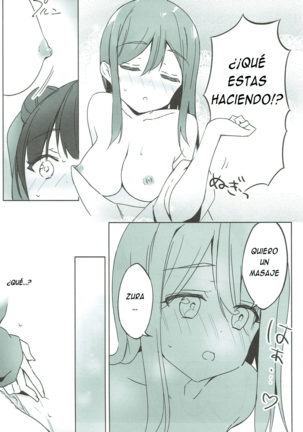 (C93) [bitacos (micopp)] Daten-shiki Hajimete Massage (Love Live! Sunshine!!) [Spanish] [Enderleaf] Page #8