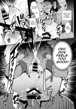 Yuusha Haiboku! Shinjin Yuusha to Dekamara no Orc | Hero Defeated! ~Noobie Hero and the Big Dick Orc~ Page #22