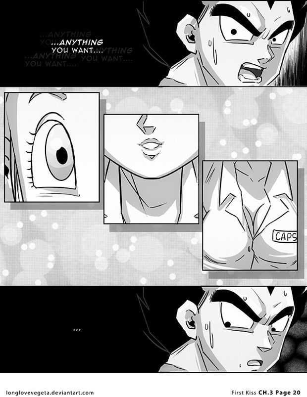 First Kiss   <DBZ, Dragon Ball, Vegeta, Bulma, Romantic, Romance>