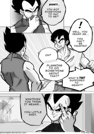 First Kiss   <DBZ, Dragon Ball, Vegeta, Bulma, Romantic, Romance> Page #6