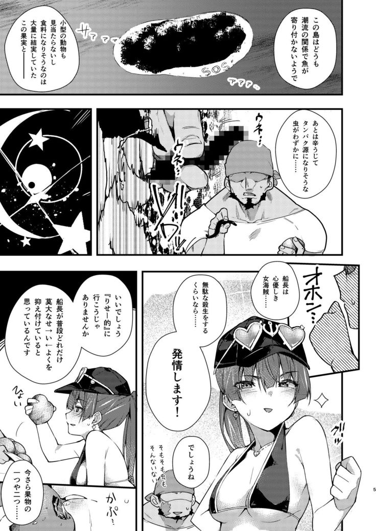この無人島には食べ物がえっちな果実しかない……ってコト！？
