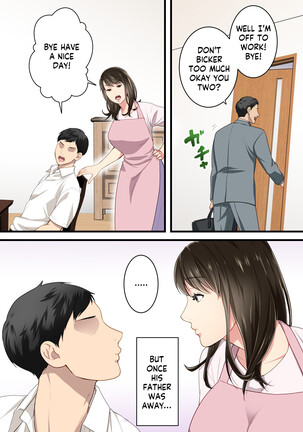 Naka no Warukatta Haha to Musuko ga Amaama Couple ni Naru made | Arguing mother and son who became a loving couple Page #40