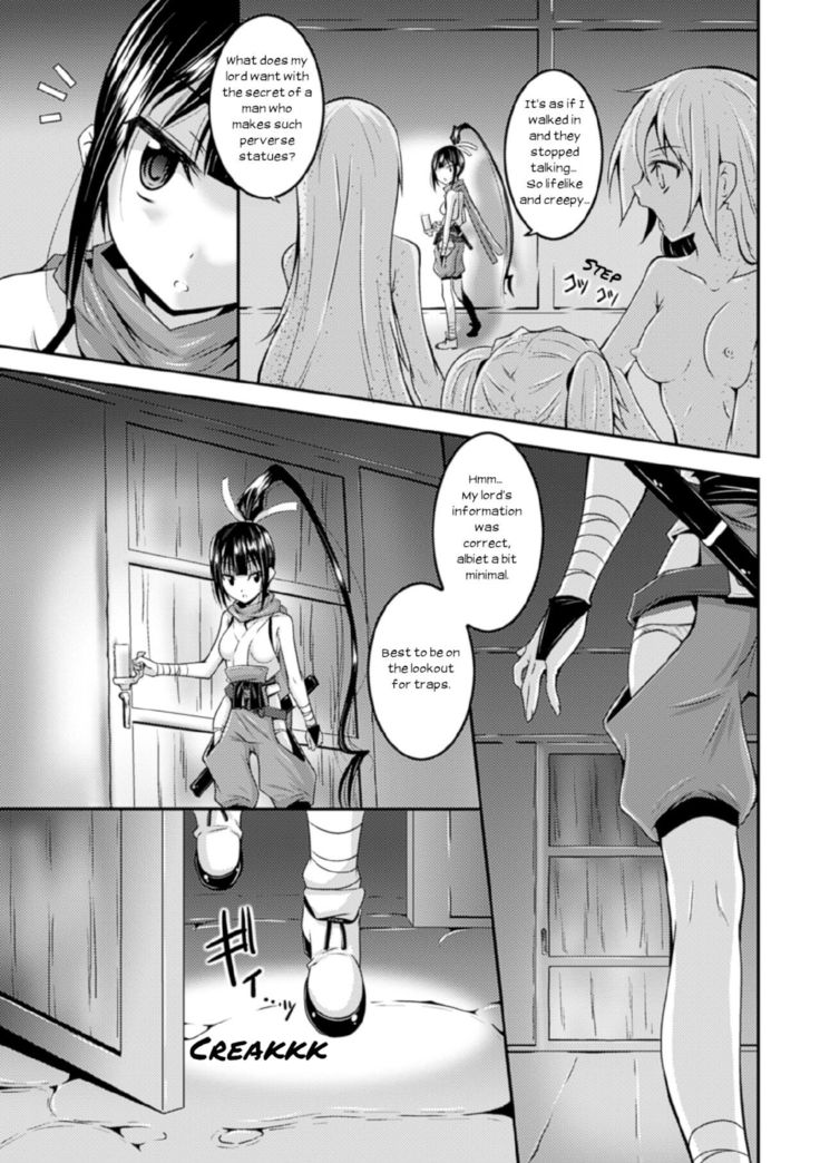 The Ninja Girl Who Became a Stone Statue!