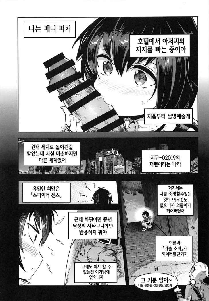 Peni Parker no Usui Hon ni wa Ooinaru Sekinin ga Tomonau