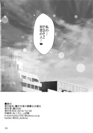 Sagisawa Fumika no Yuuutsu na Suiyoubi Page #25