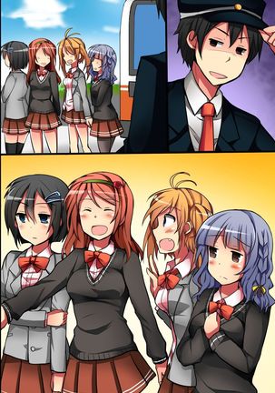 Jikan yo! STOP! Muteikou de Muku na Shuugaku Ryokou no Joshi Gakusei-tachi Page #56