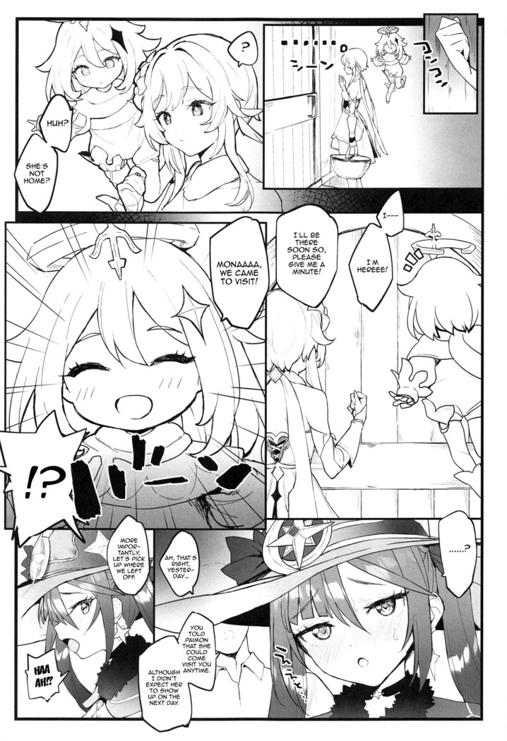 [remora (remora field)] Mona-chan no Deshi ni Natte Ichaicha Suru Hon | A Book About Becoming Mona-chan's Disciple And Getting Lewd With Her (Genshin Impact) [English] {Doujins.com}