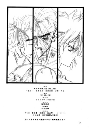Ah, Dame da yo Dame Dame Gomen (Sailor moon, Sonic Soldier Borgman Page #34