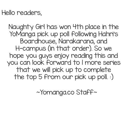 Naughty Girl Ch. 1-4