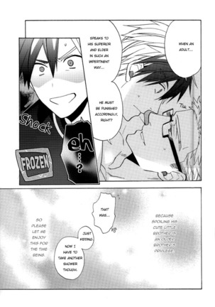 Niisan ga Warui n da | Nii-san is so mean! - Page 22